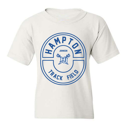 Hampton - NCAA Women's Track & Field : Kenidi Johnson - Classic Fashion Shersey Youth T-Shirt-0
