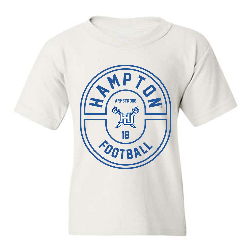 Hampton - NCAA Football : Antonio Armstrong - Classic Fashion Shersey Youth T-Shirt-0