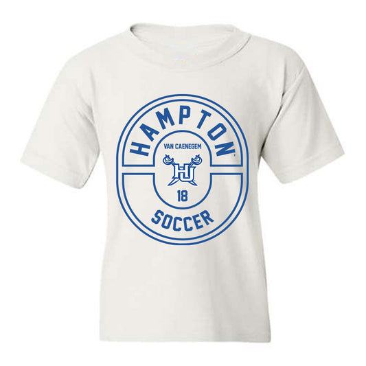 Hampton - NCAA Women's Soccer : Ellen Van Caenegem - Classic Fashion Shersey Youth T-Shirt-0