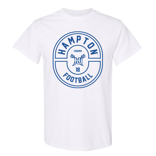 Hampton - NCAA Football : Jaysaun Coggins - Classic Fashion Shersey T-Shirt-0