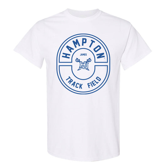 Hampton - NCAA Women's Track & Field : Danielle James - Classic Fashion Shersey T-Shirt-0