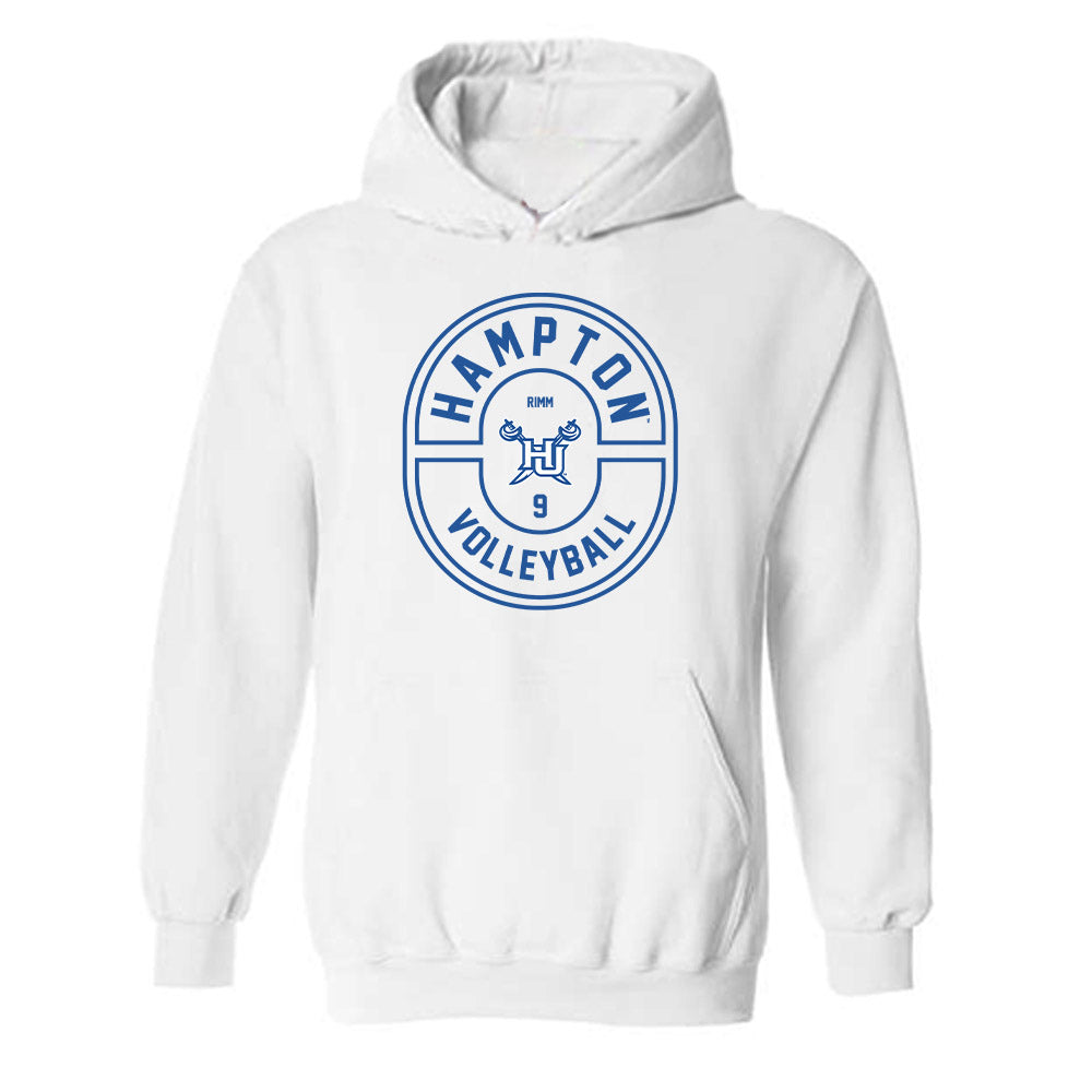 Hampton - NCAA Women's Volleyball : Jaya Rimm - Classic Fashion Shersey Hooded Sweatshirt-0