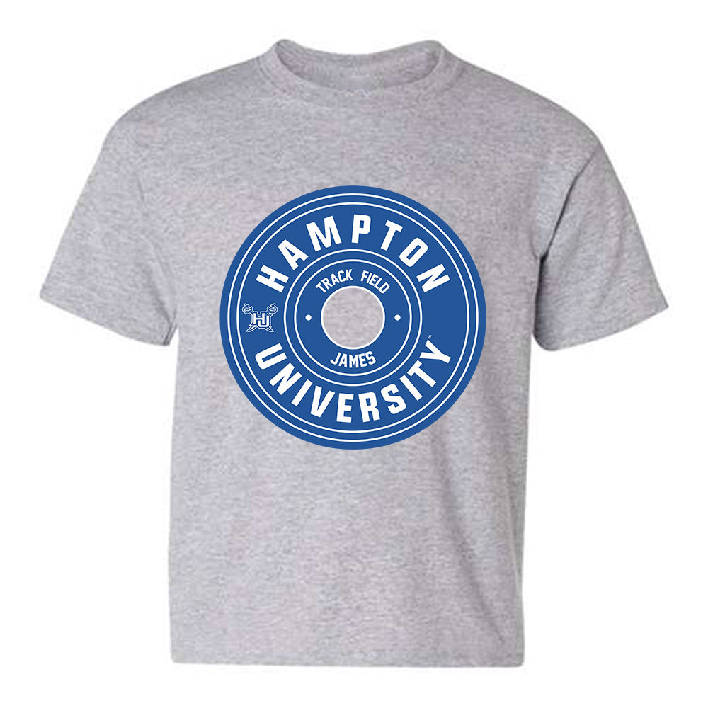 Hampton - NCAA Women's Track & Field : Danielle James - Classic Fashion Shersey Youth T-Shirt-0