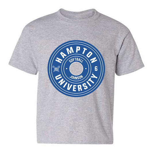 Hampton - NCAA Softball : Amani Johnson - Classic Fashion Shersey Youth T-Shirt-0