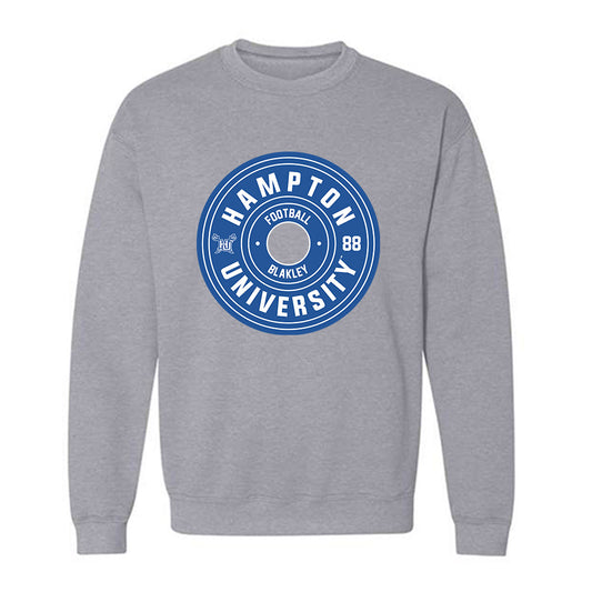 Hampton - NCAA Football : Ben Blakley - Classic Fashion Shersey Crewneck Sweatshirt-0