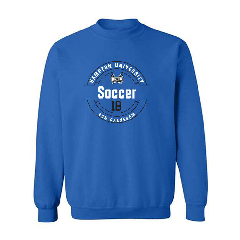 Hampton - NCAA Women's Soccer : Ellen Van Caenegem - Classic Fashion Shersey Crewneck Sweatshirt-0
