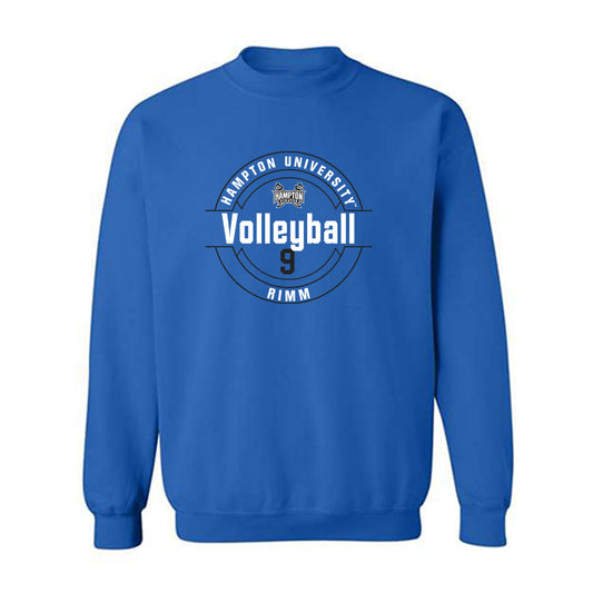 Hampton - NCAA Women's Volleyball : Jaya Rimm - Classic Fashion Shersey Crewneck Sweatshirt-0