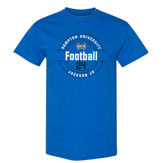 Hampton - NCAA Football : Andre Jackson Jr - Classic Fashion Shersey T-Shirt-0