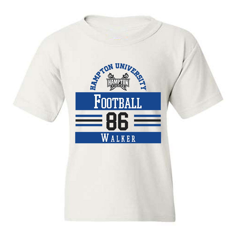 Hampton - NCAA Football : Jalen Walker - Classic Fashion Shersey Youth T-Shirt-0