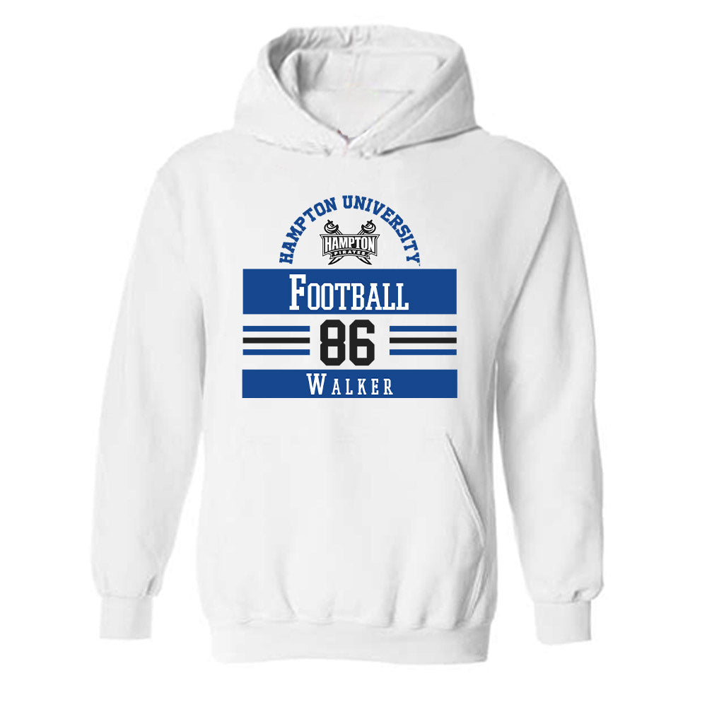 Hampton - NCAA Football : Jalen Walker - Classic Fashion Shersey Hooded Sweatshirt-0