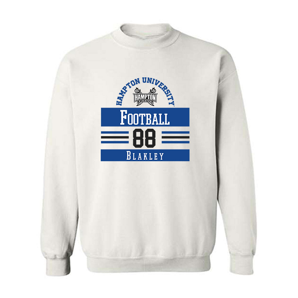 Hampton - NCAA Football : Ben Blakley - Classic Fashion Shersey Crewneck Sweatshirt-0