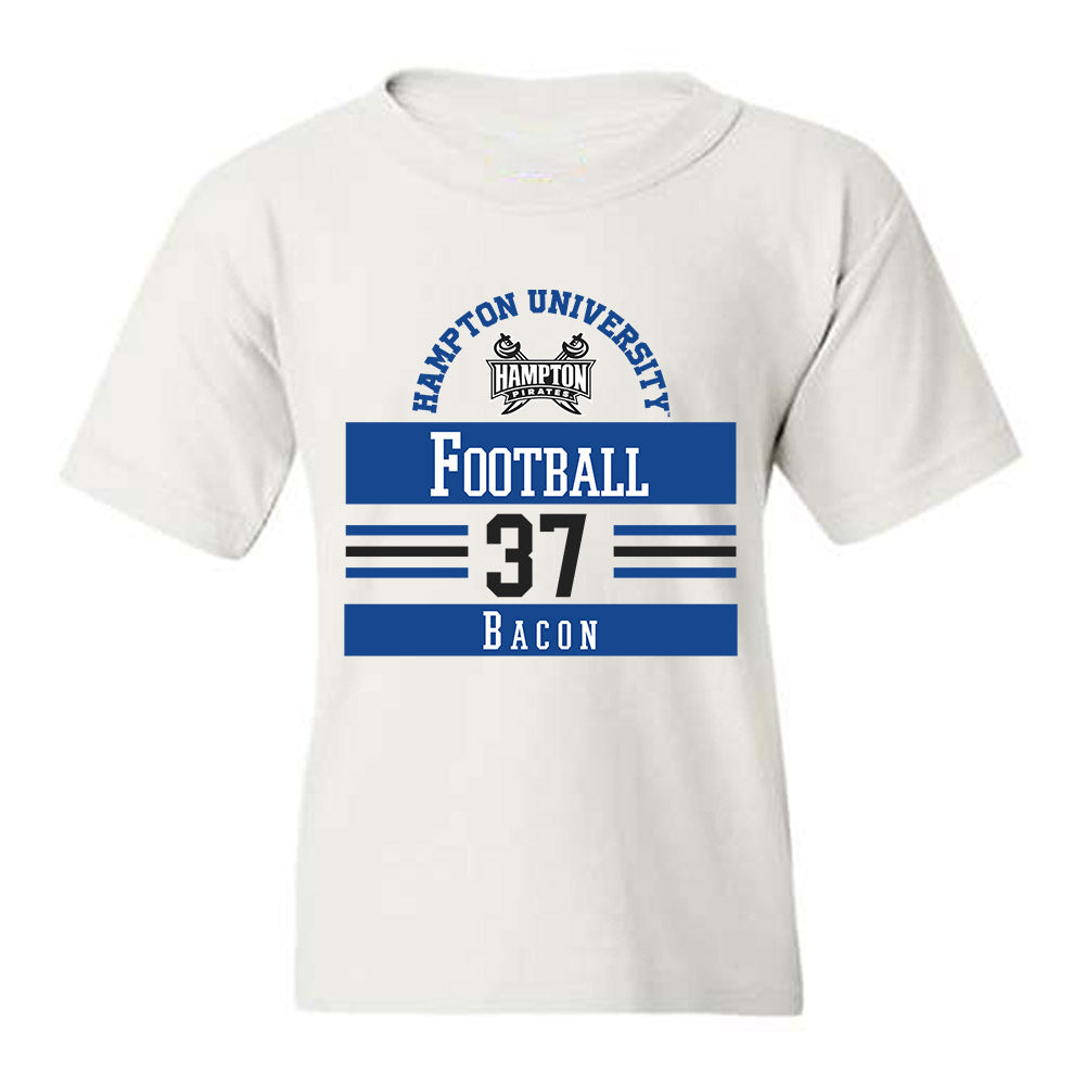 Hampton - NCAA Football : Elijah Bacon - Classic Fashion Shersey Youth T-Shirt-0