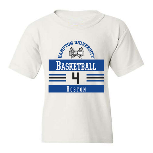 Hampton - NCAA Women's Basketball : Arlisha Boston - Classic Fashion Shersey Youth T-Shirt-0
