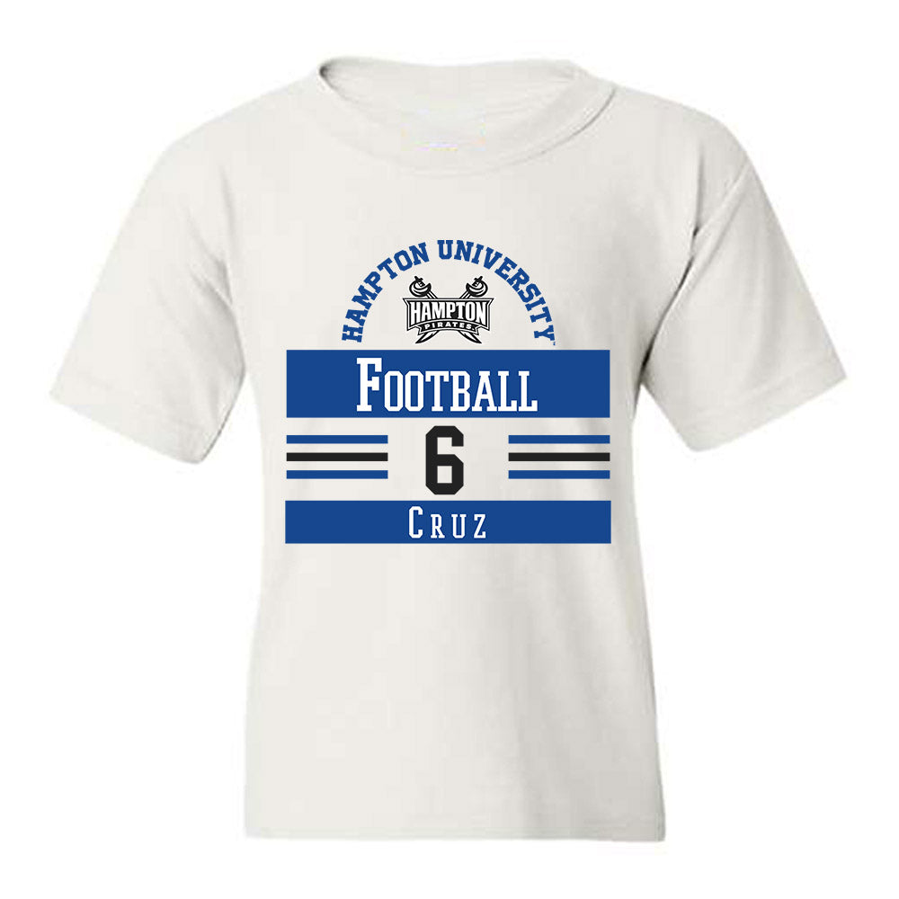 Hampton - NCAA Football : Antonio Cruz - Classic Fashion Shersey Youth T-Shirt-0