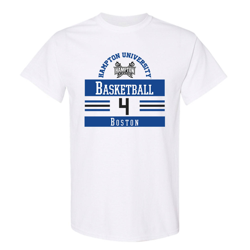 Hampton - NCAA Women's Basketball : Arlisha Boston - Classic Fashion Shersey T-Shirt-0