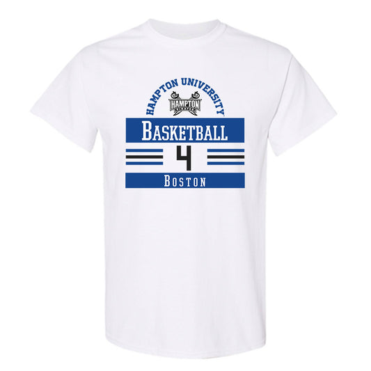 Hampton - NCAA Women's Basketball : Arlisha Boston - Classic Fashion Shersey T-Shirt-0