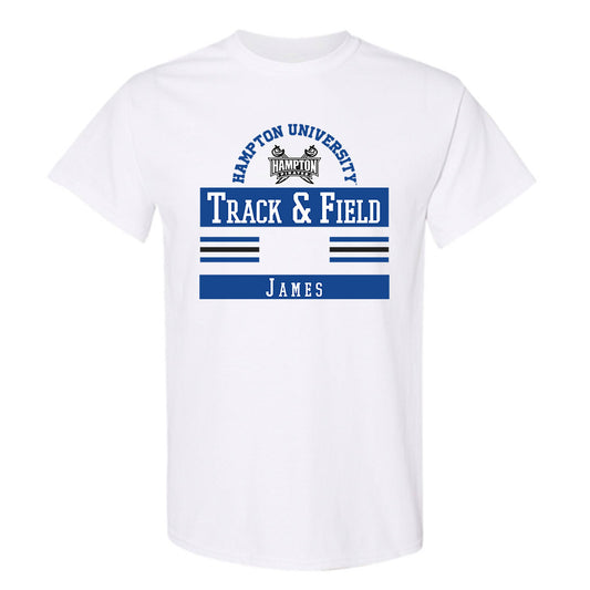 Hampton - NCAA Women's Track & Field : Danielle James - Classic Fashion Shersey T-Shirt-0