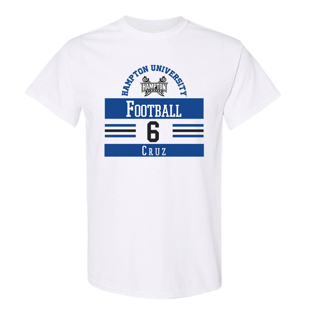 Hampton - NCAA Football : Antonio Cruz - Classic Fashion Shersey T-Shirt-0
