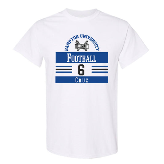 Hampton - NCAA Football : Antonio Cruz - Classic Fashion Shersey T-Shirt-0