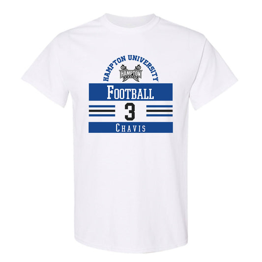 Hampton - NCAA Football : Jahkei Chavis - Classic Fashion Shersey T-Shirt-0