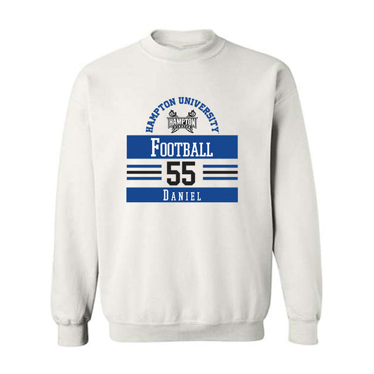 Hampton - NCAA Football : Zyir Daniel - Classic Fashion Shersey Crewneck Sweatshirt-0