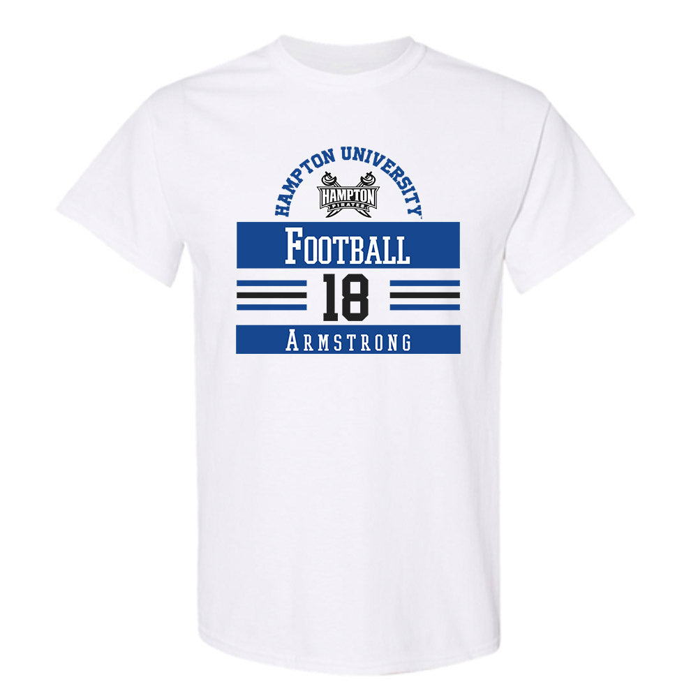 Hampton - NCAA Football : Antonio Armstrong - Classic Fashion Shersey T-Shirt-0