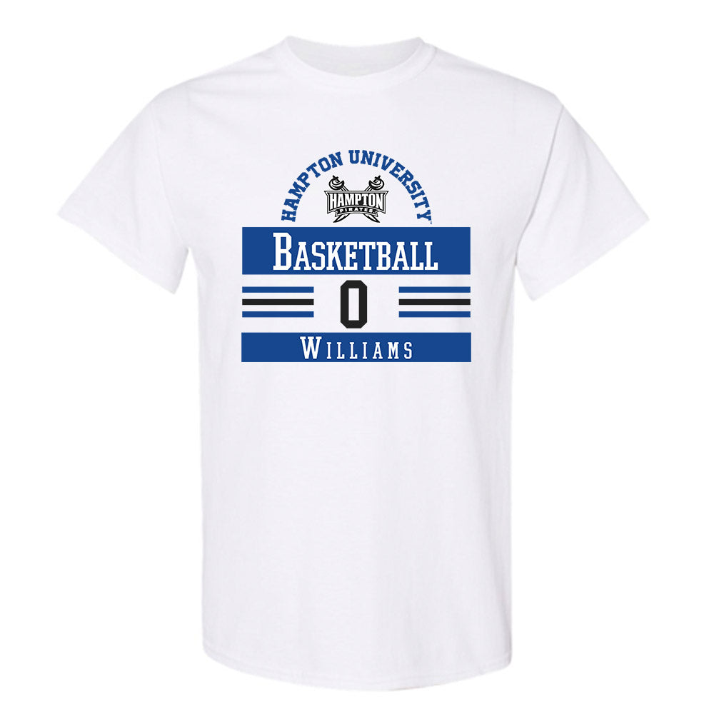 Hampton - NCAA Men's Basketball : Kody Williams - Classic Fashion Shersey T-Shirt-0