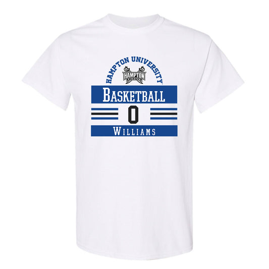 Hampton - NCAA Men's Basketball : Kody Williams - Classic Fashion Shersey T-Shirt-0
