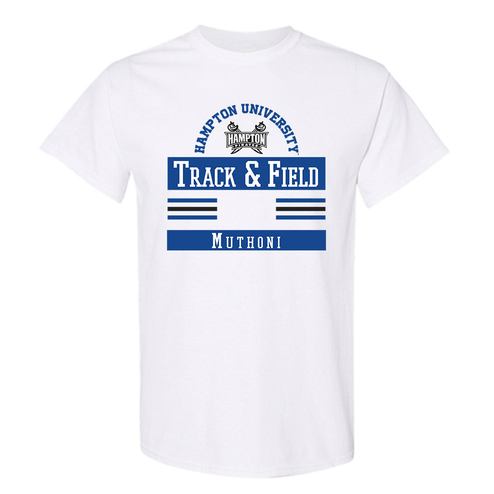 Hampton - NCAA Women's Track & Field : Peninah Muthoni - Classic Fashion Shersey T-Shirt-0