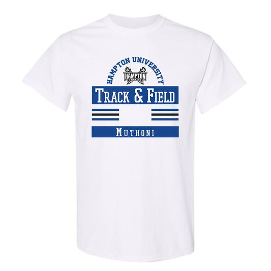 Hampton - NCAA Women's Track & Field : Peninah Muthoni - Classic Fashion Shersey T-Shirt-0