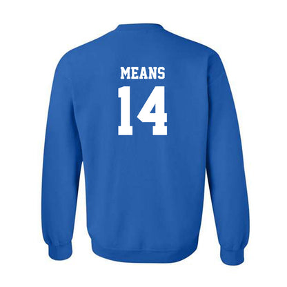 Hampton - NCAA Football : Nare Means - Classic Shersey Crewneck Sweatshirt-1