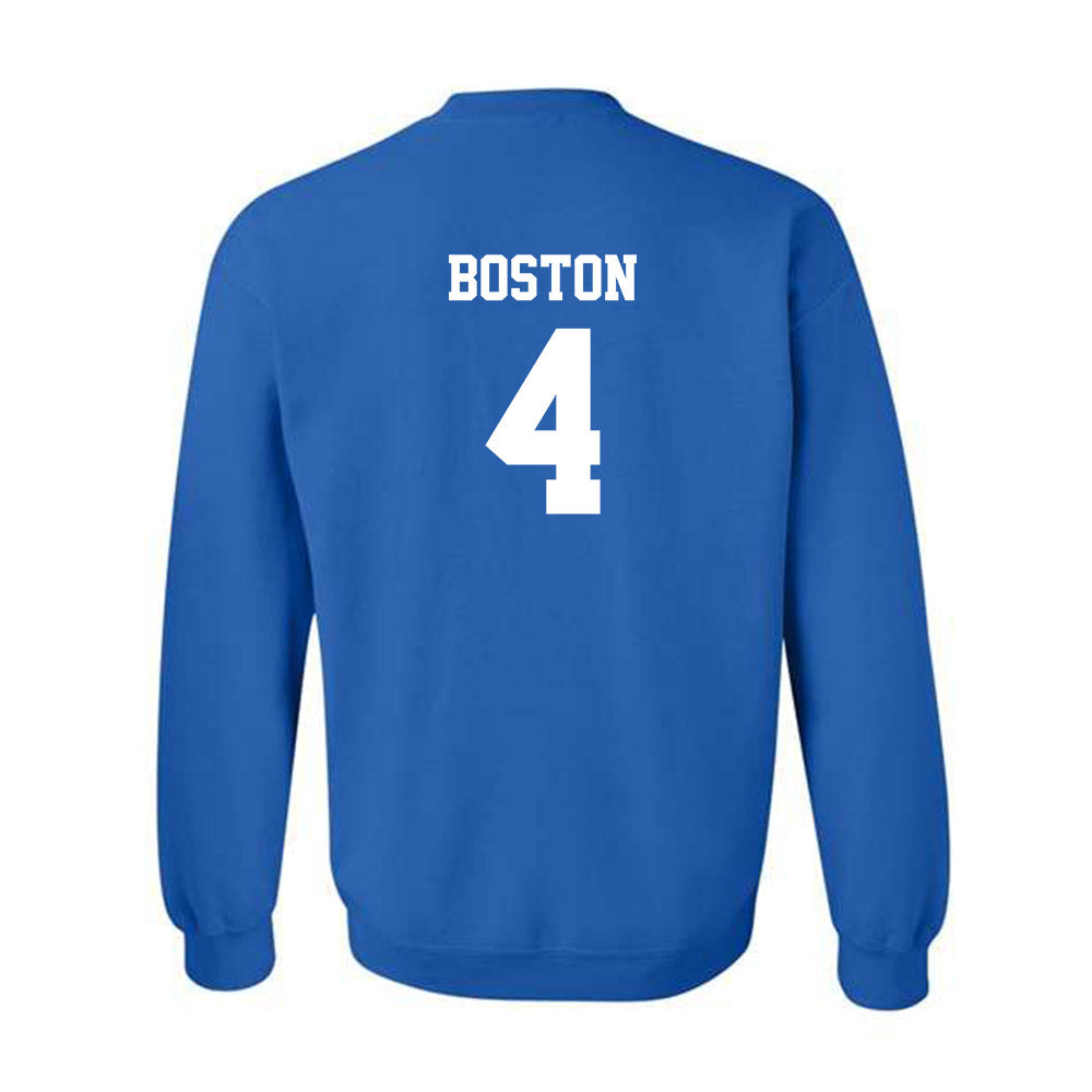 Hampton - NCAA Women's Basketball : Arlisha Boston - Classic Shersey Crewneck Sweatshirt-1
