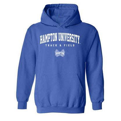 Hampton - NCAA Women's Track & Field : Kenidi Johnson - Classic Shersey Hooded Sweatshirt-0