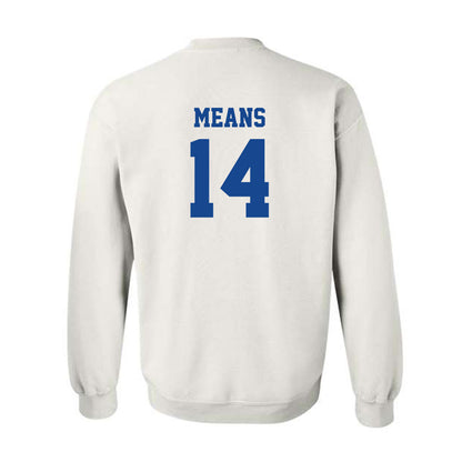 Hampton - NCAA Football : Nare Means - Classic Shersey Crewneck Sweatshirt-1