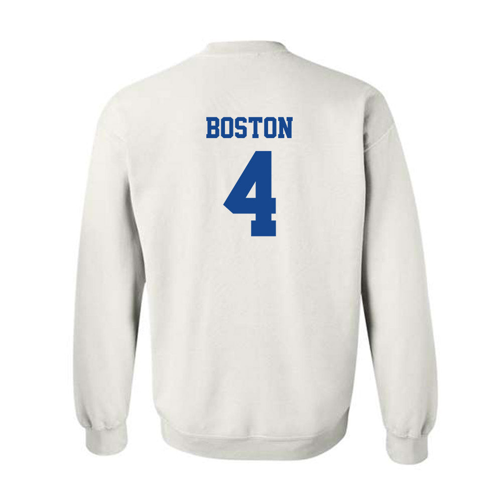 Hampton - NCAA Women's Basketball : Arlisha Boston - Classic Shersey Crewneck Sweatshirt-1