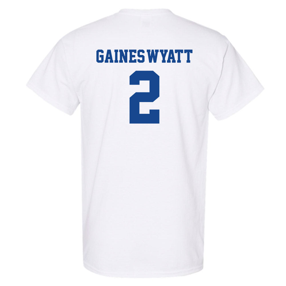 Hampton - NCAA Men's Basketball : Jalyke Gaines-Wyatt - Classic Shersey T-Shirt-1