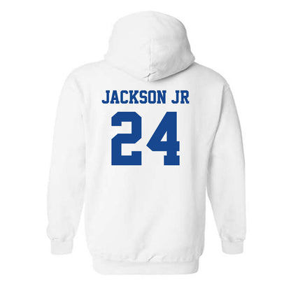 Hampton - NCAA Football : Andre Jackson Jr - Classic Shersey Hooded Sweatshirt-1