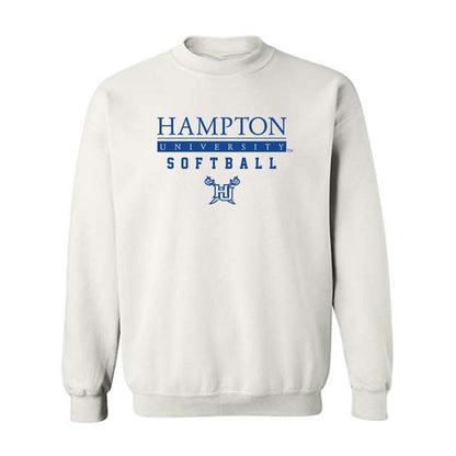Hampton - NCAA Softball : Kylee Quinn - Classic Shersey Crewneck Sweatshirt-0
