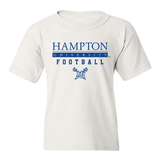 Hampton - NCAA Football : Jaysaun Coggins - Classic Shersey Youth T-Shirt-0