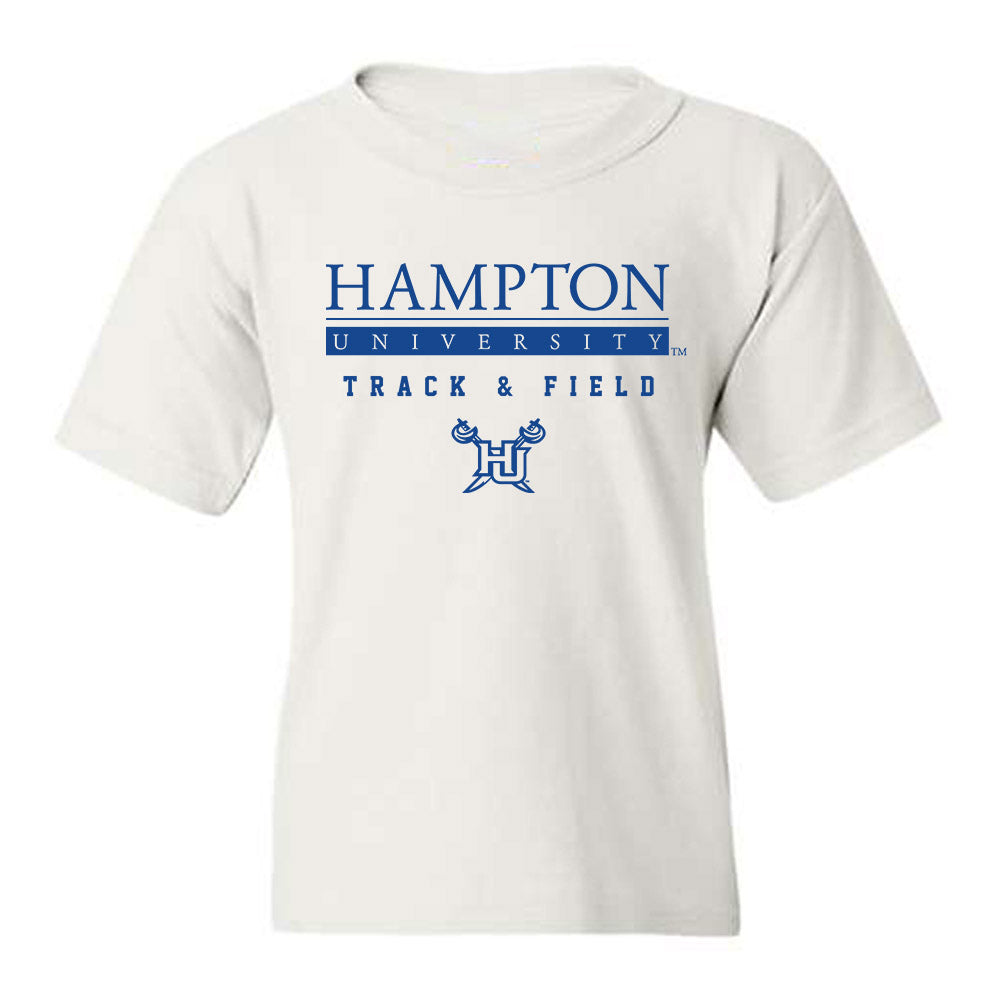 Hampton - NCAA Men's Track & Field : Khari Barnes - Classic Shersey Youth T-Shirt-0