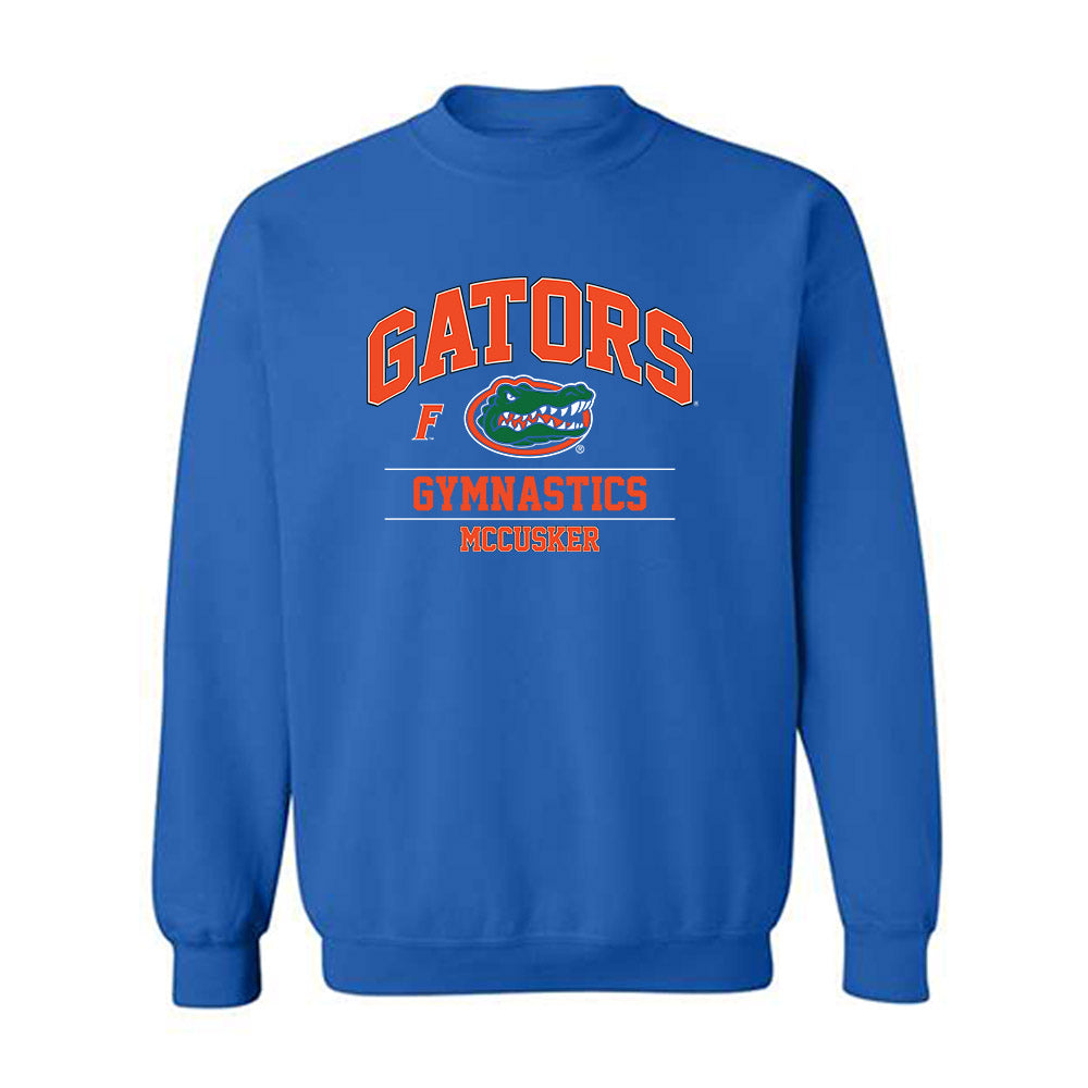 Florida - NCAA Women's Gymnastics : Riley McCusker - Classic Fashion Shersey Crewneck Sweatshirt