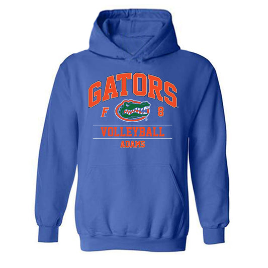 Florida - NCAA Women's Volleyball : Trinity Adams - Classic Fashion Shersey Hooded Sweatshirt