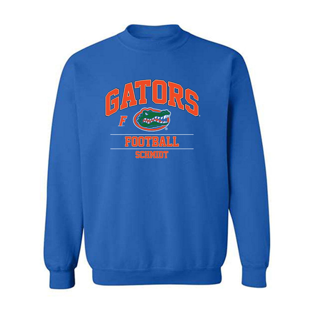 Florida - NCAA Football : David Schmidt - Classic Fashion Shersey Crewneck Sweatshirt