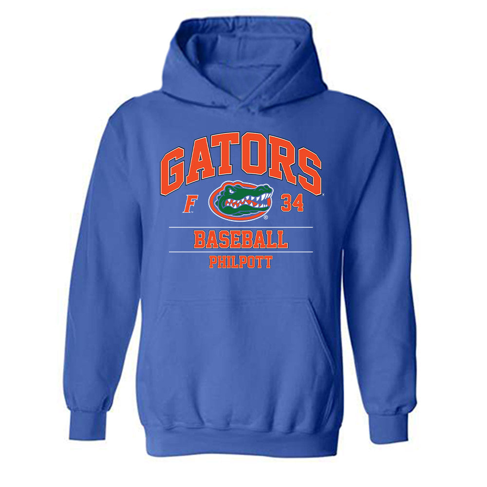 Florida - NCAA Baseball : Alex Philpott - Classic Fashion Shersey Hooded Sweatshirt