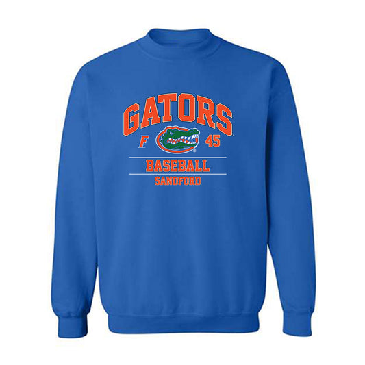 Florida - NCAA Baseball : Schuyler Sandford - Classic Fashion Shersey Crewneck Sweatshirt