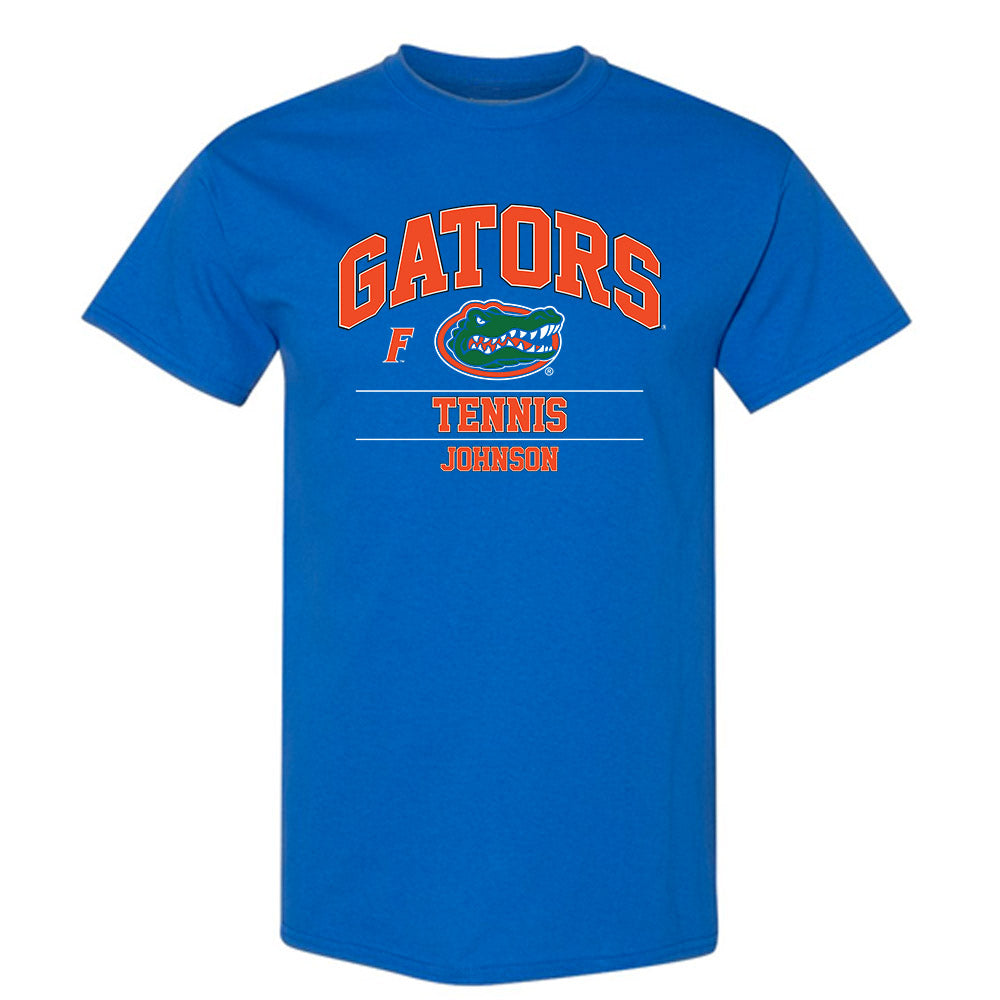 Florida - NCAA Men's Tennis : JanMagnus Johnson - Classic Fashion Shersey T-Shirt-0
