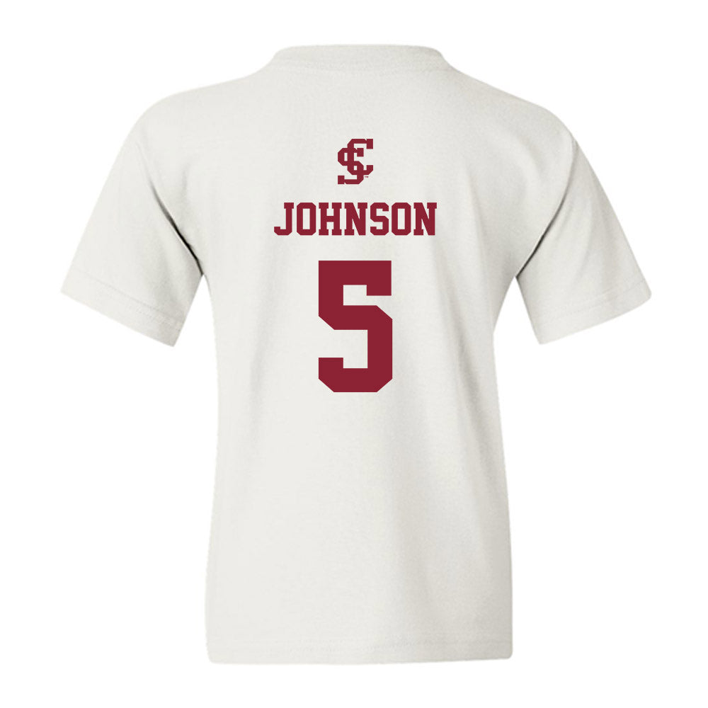 SCU - NCAA Women's Volleyball : Caitlin Johnson - Youth T-Shirt-1