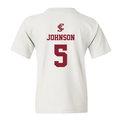 SCU - NCAA Women's Volleyball : Caitlin Johnson - Youth T-Shirt-1
