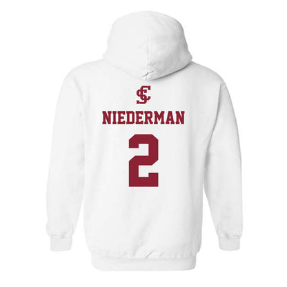 SCU - NCAA Beach Volleyball : Noelle Niederman - Hooded Sweatshirt Classic Shersey