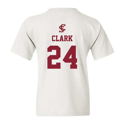 SCU - NCAA Women's Basketball : Reilly Clark - Youth T-Shirt-1